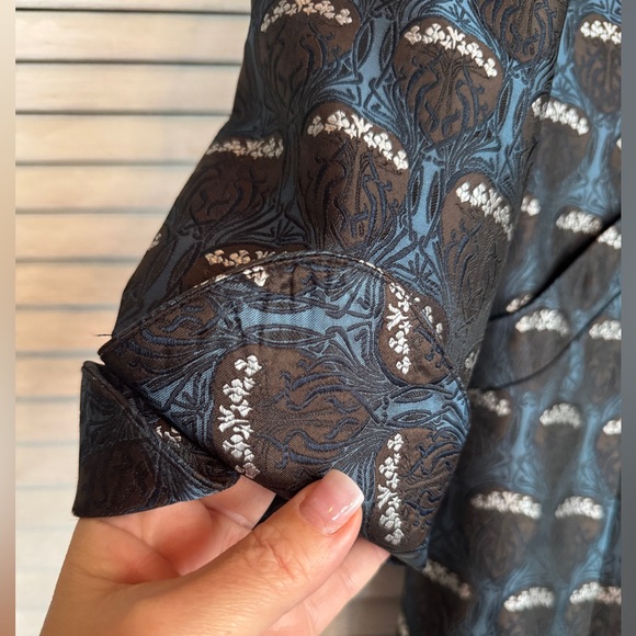 Jacquard pattern riding jacket - Picture 5 of 11